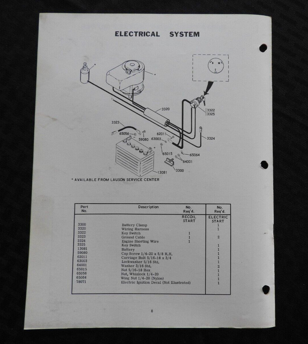 ORIG 1968-1969 ARIENS Emperor 7 Riding Lawn Mower Tractor Parts Catalog Manual