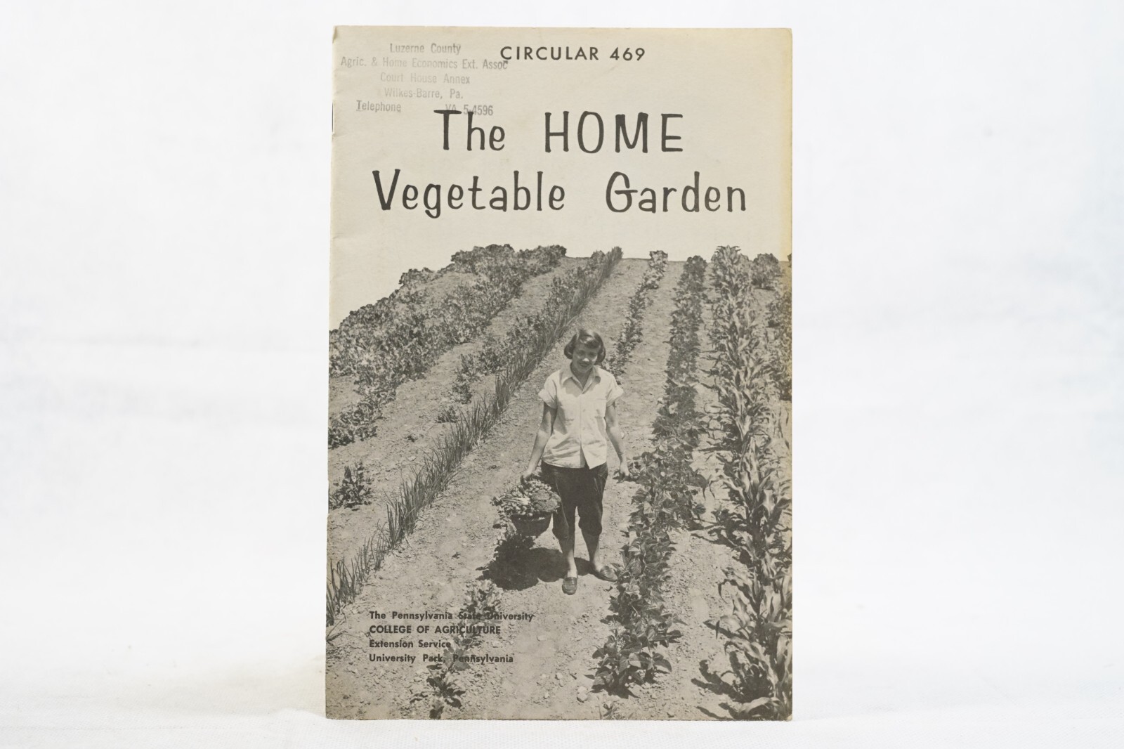 Vintage PA State University College of Agriculture Home Vegetable Garden 469