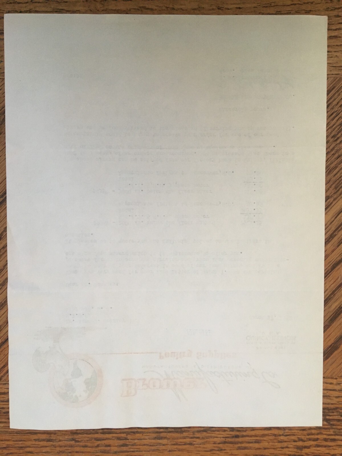 Brower Manufacturing Poultry Supplies Receipt 1952 Kelowna BC Cattle Ranch Farm