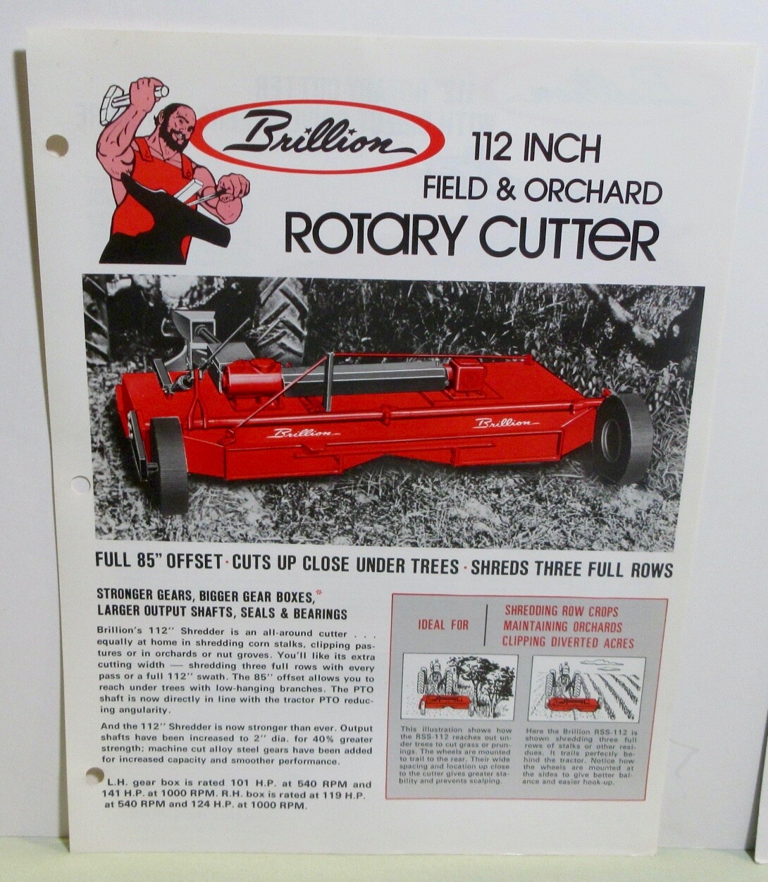 Brillion Iron Works Rotary Cutters & Flail Shredders Brochures