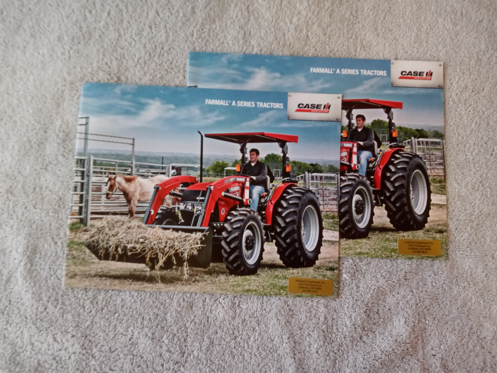 Case IH Farmall A B Series Tractors Sales Brochure. Lot Of 5 Assorted Brochures.