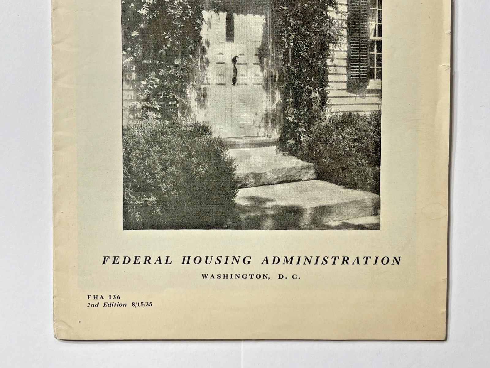 Antique 1935 Open This Door To Farm Property Improvement Booklet – Washington DC
