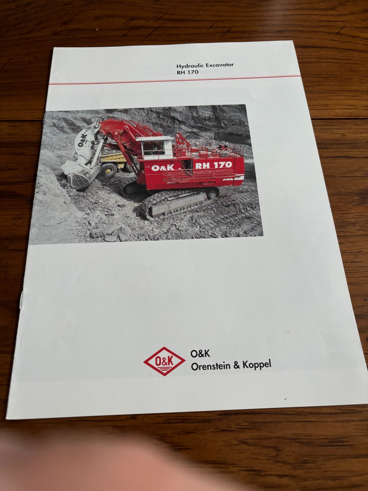 O&K RH 170 Hydraulic Excavator Brochure FCCA24
