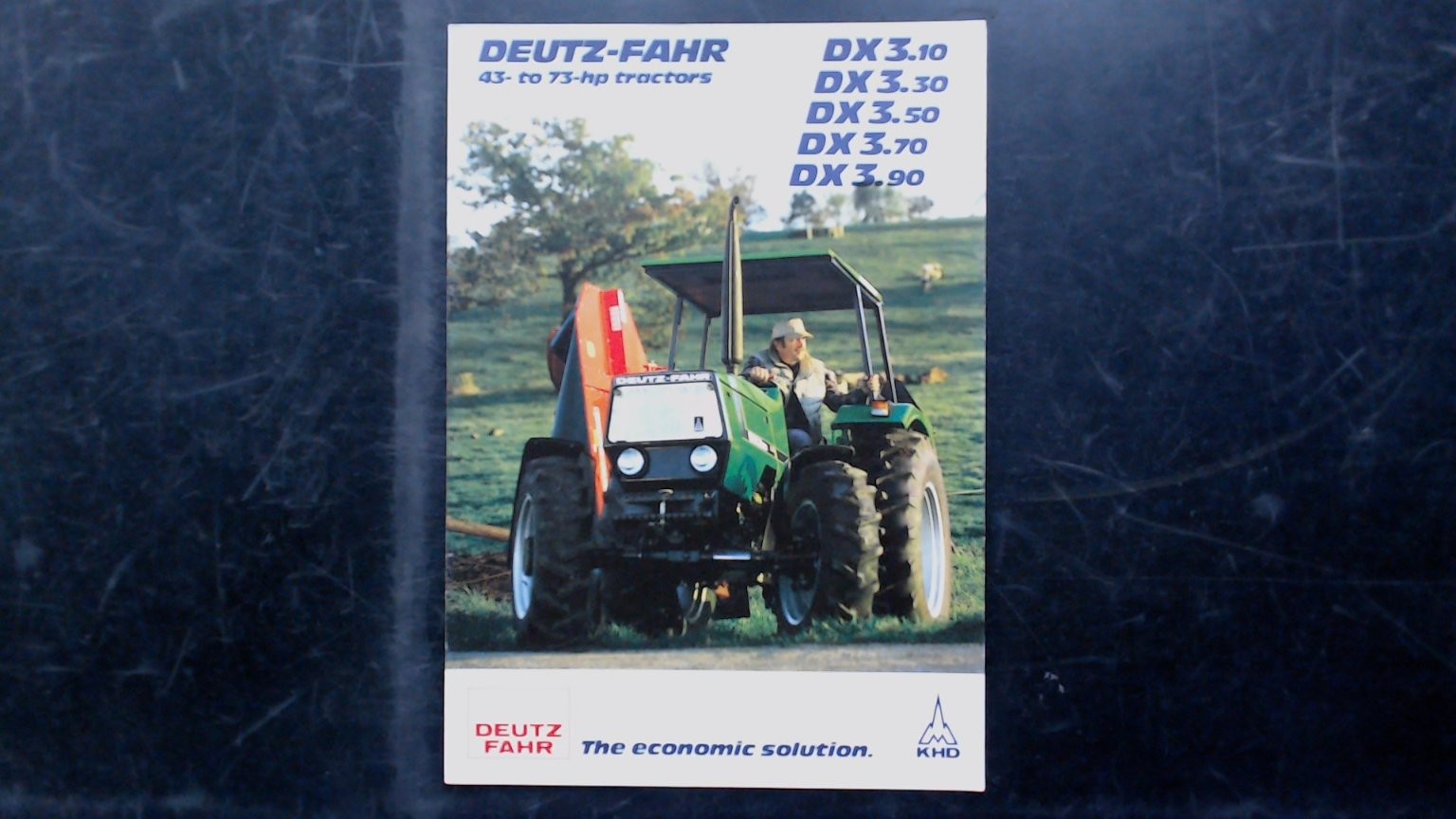 Deutz-Fahr DX3 Series Agricultural Tractor Brochure Vintage 1970s