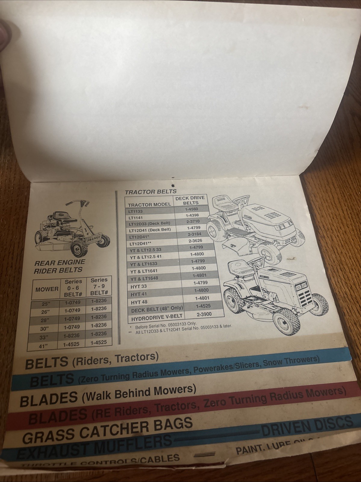 Snapper Dealership Pamphlet/Brochure