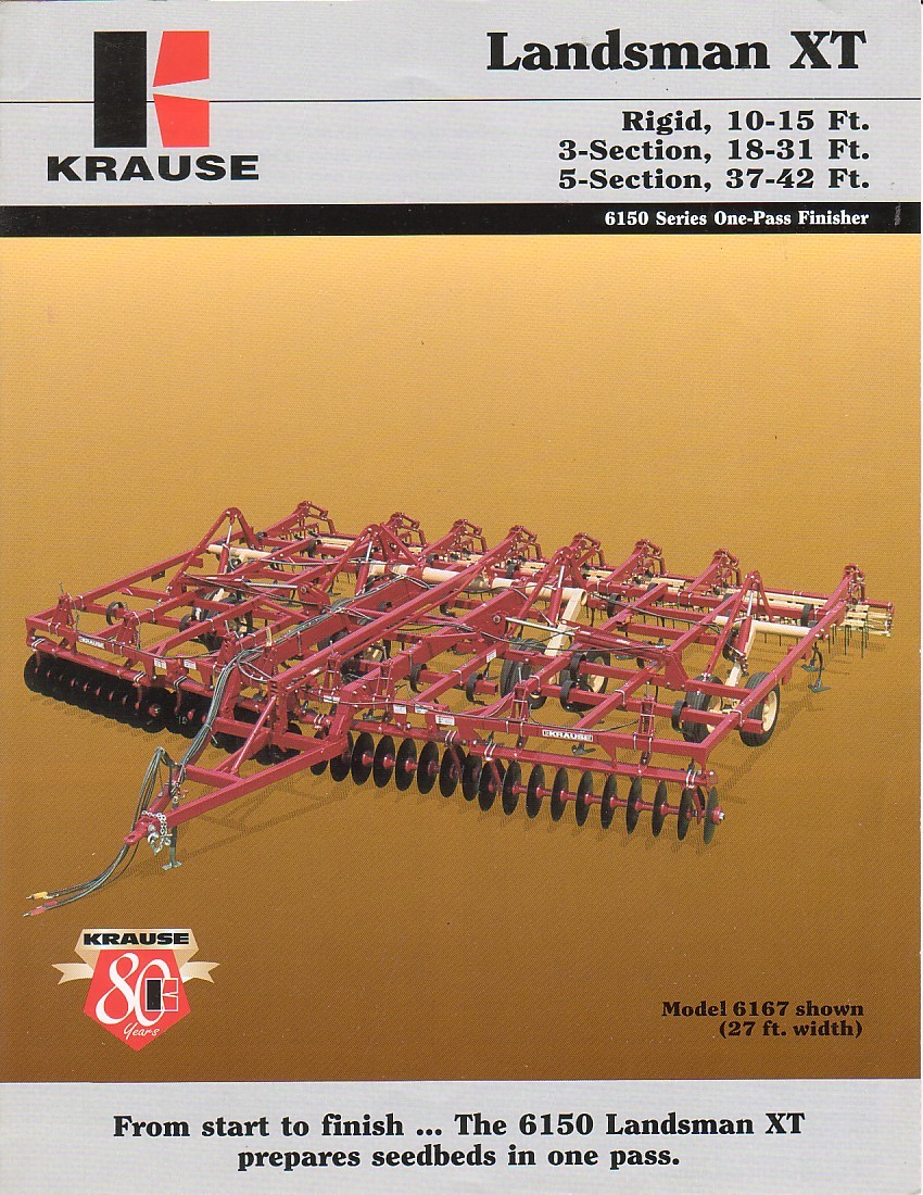 Farm Implement Brochure – Krause – 6150 series – Landsman XT Finisher (F2679)