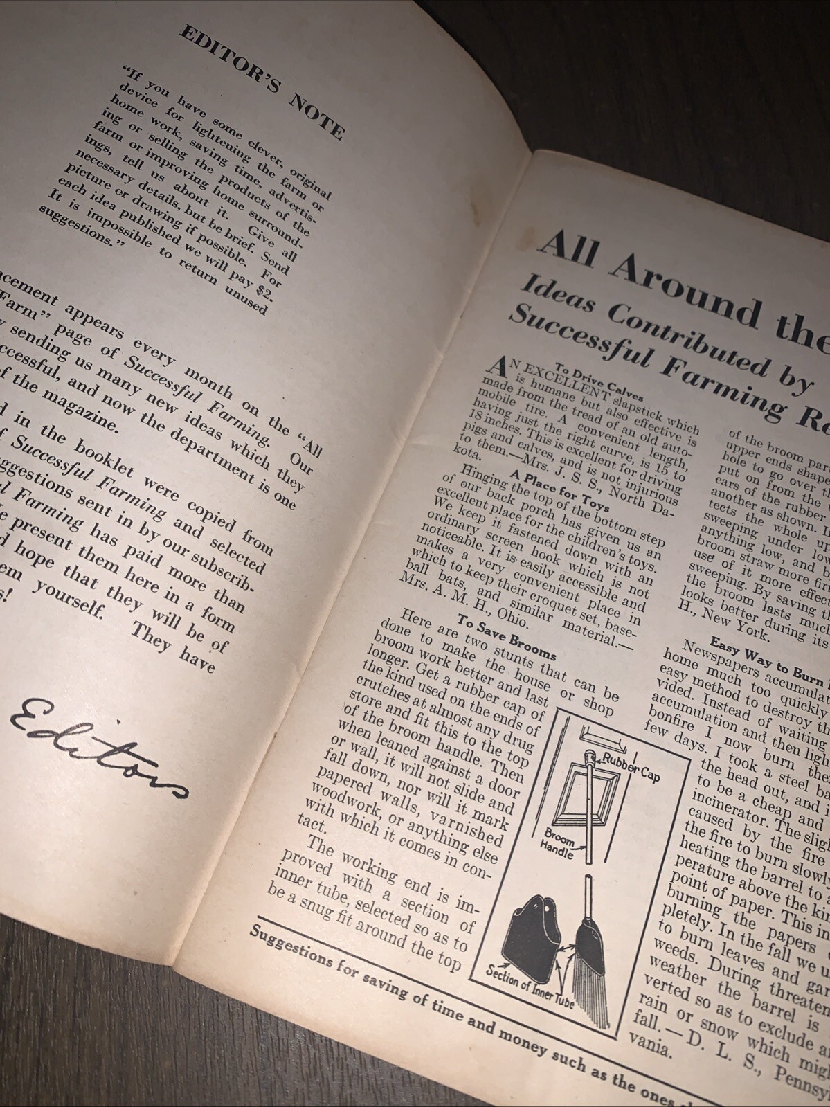 Vtg Successful Farming Magazine How to Save Time Save Money & Make Profits 1933