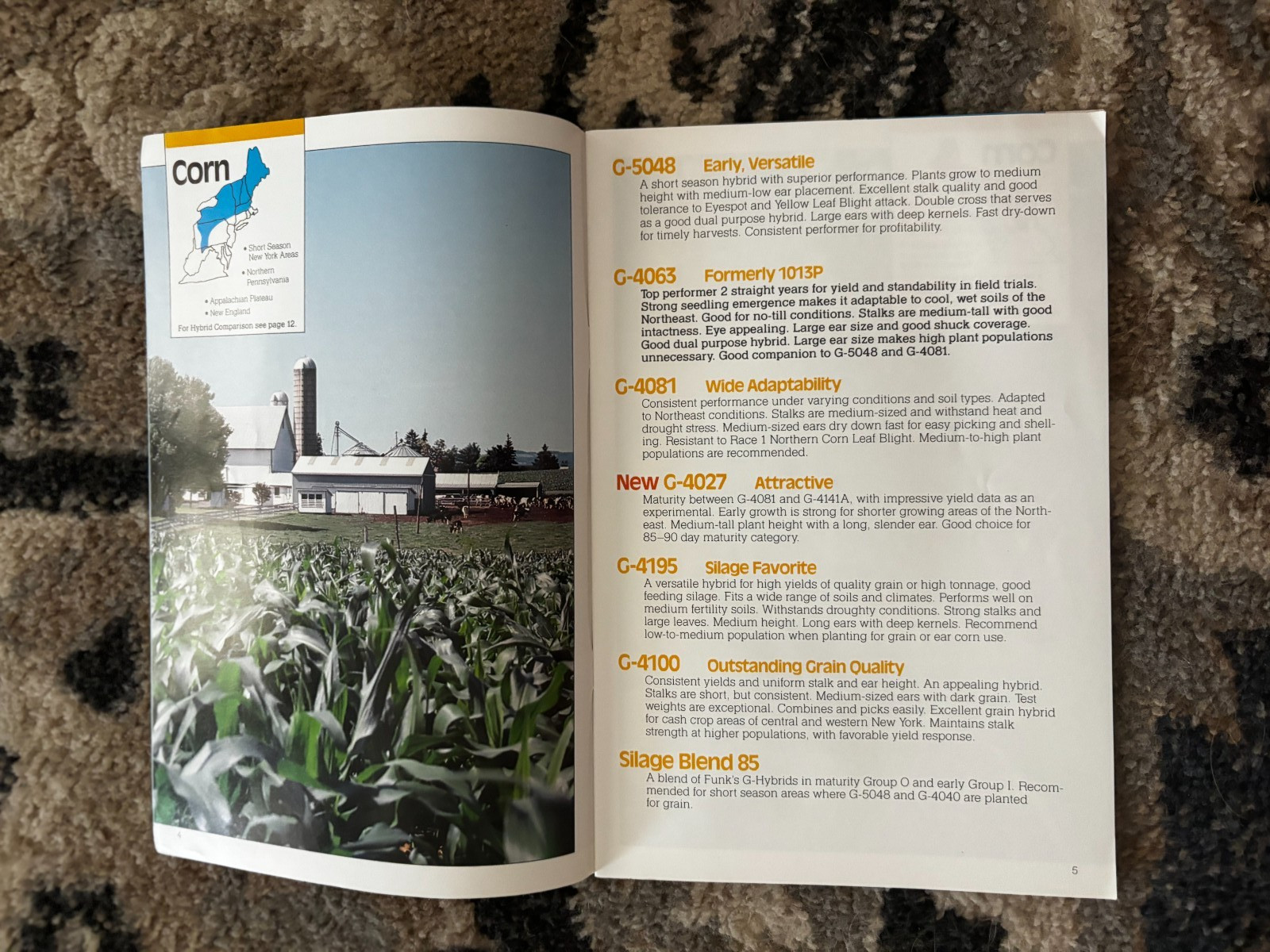 Hoffman Dekalb Seed Book For 1987 Brochure DCPA26