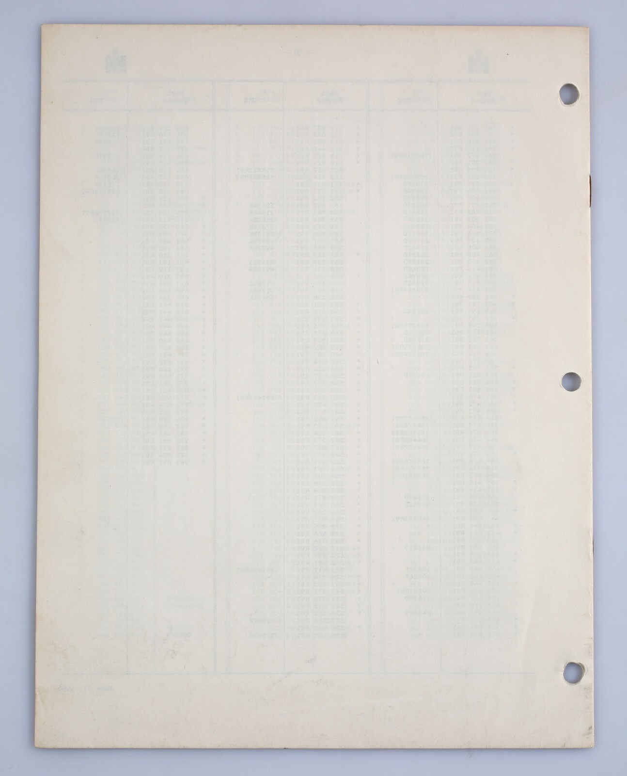 Vintage 1956 International Harvester SD-96/56 Advance Parts List 8 Pages