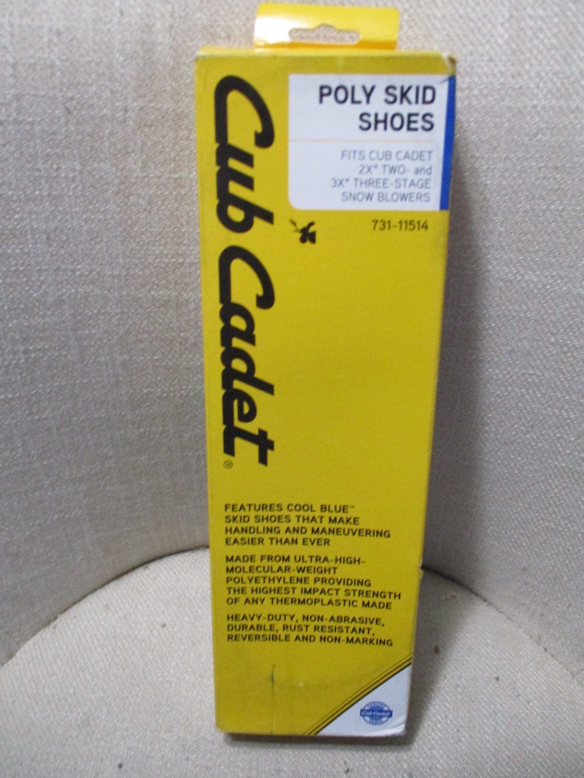 Cub Cadet Poly Skid Shoes Blue 2-Stage/3-Stage Snow Blowers 731-11514