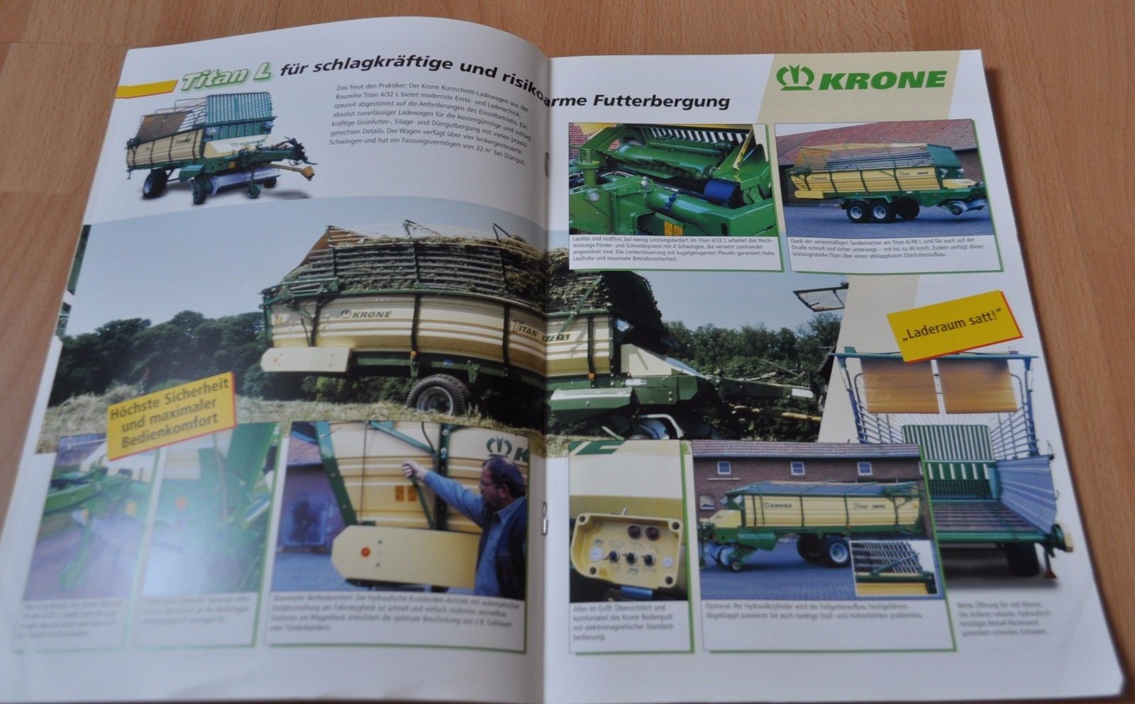 Krone Ladewagen Titan Brochure Prospekt