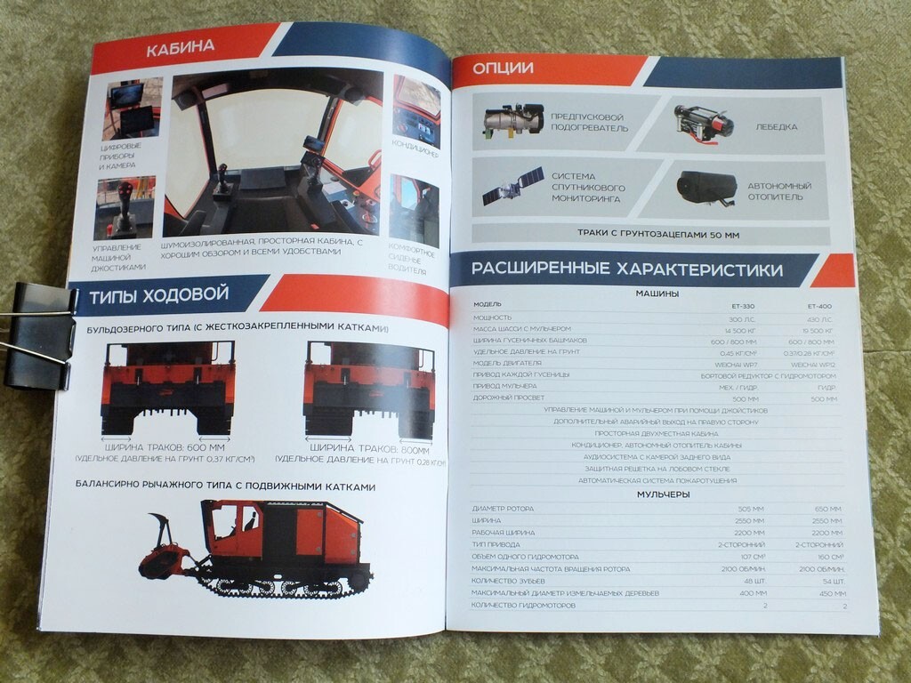 UM-FOREST / UM-TRUCKS Russian Forest Multchers Vehicles Tractors Brochure 2025