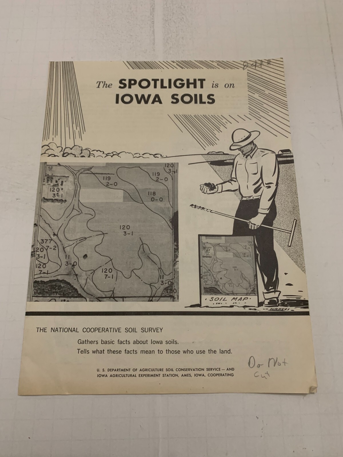 1962 US Department Of Agriculture The Spotlight is on Iowa Soils