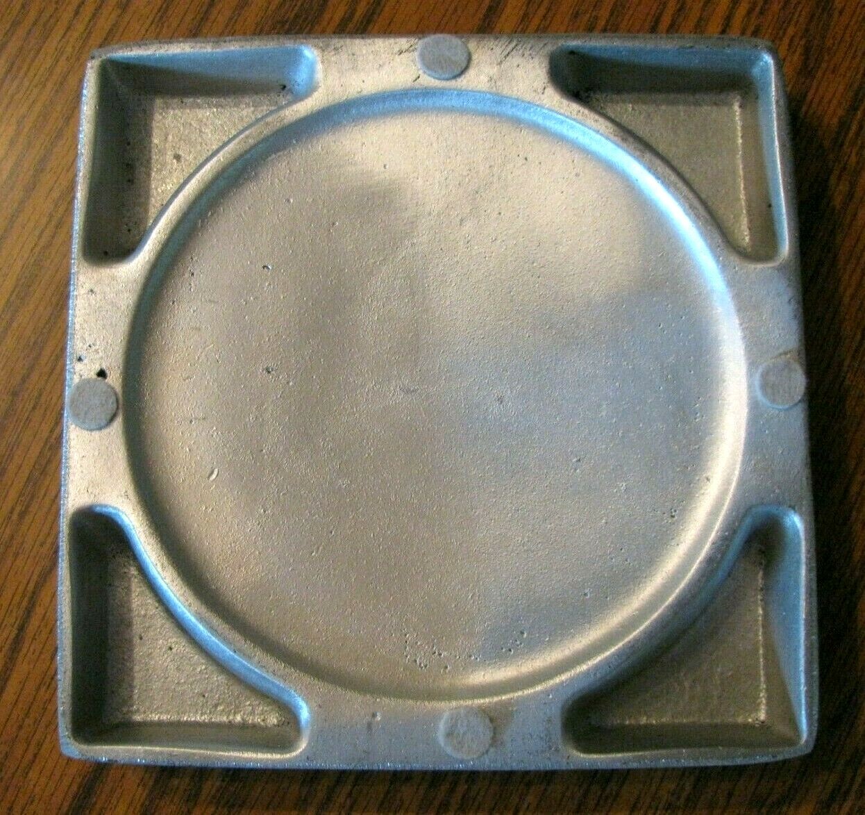 Hesston NFR National Finals Rodeo CALF ROPING 1980 Collectible Aluminum Ashtray