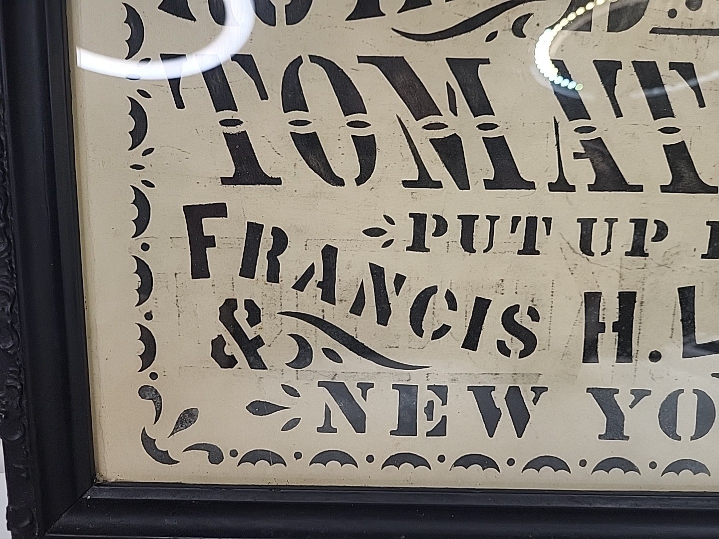 Framed Francis H. Leggett Royal Beauty Tomatoes NY Crate Label Advertising Sign