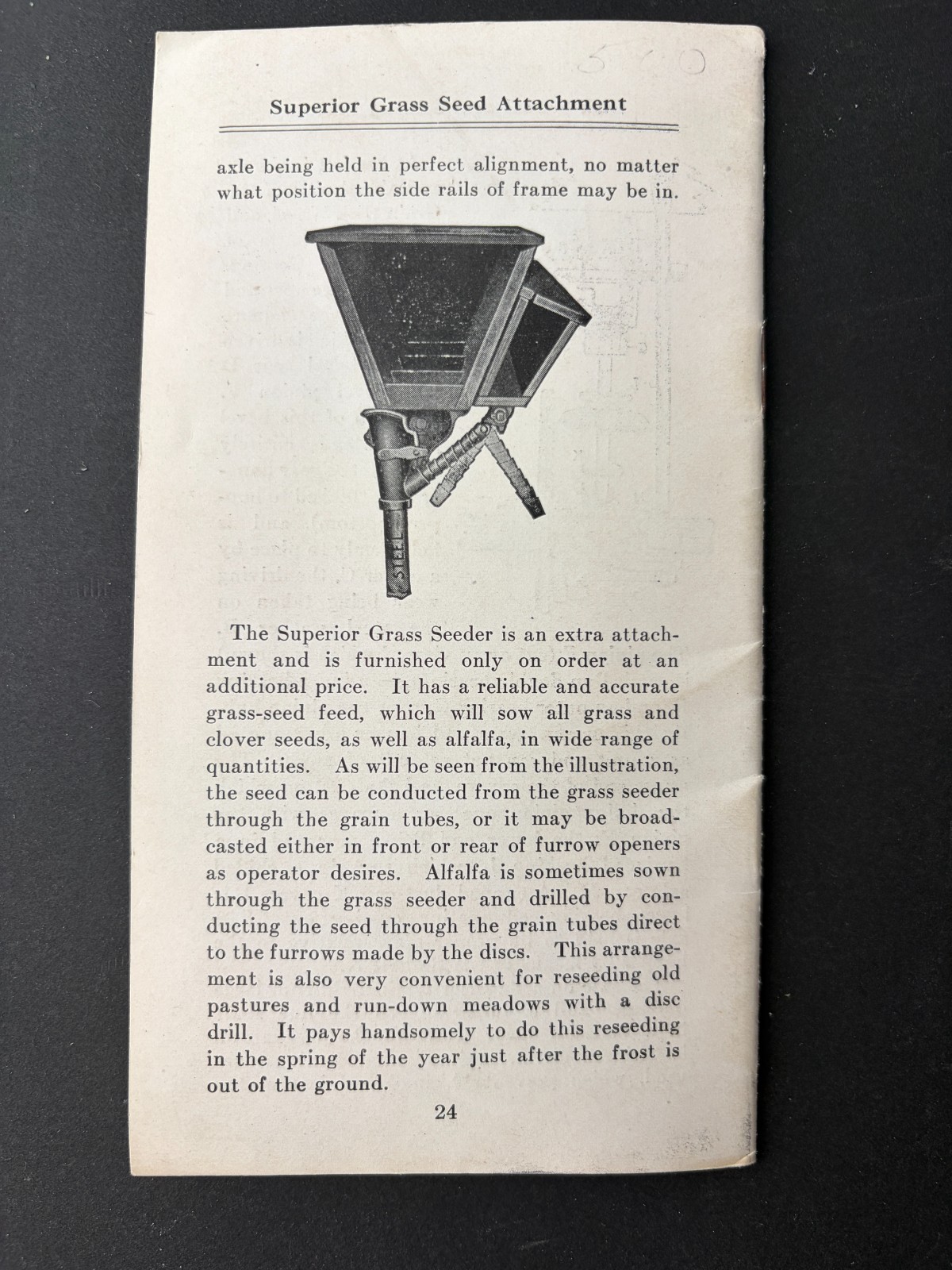 Early Superior Disc Drills Sales Product Brochure – American Seeding Machine Co