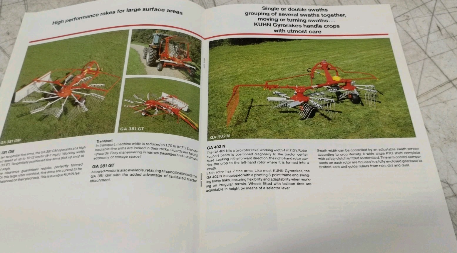1991 Kuhn GA Gyrorakes Dealer&rsquo;s Brochure 91.04.004.4.91