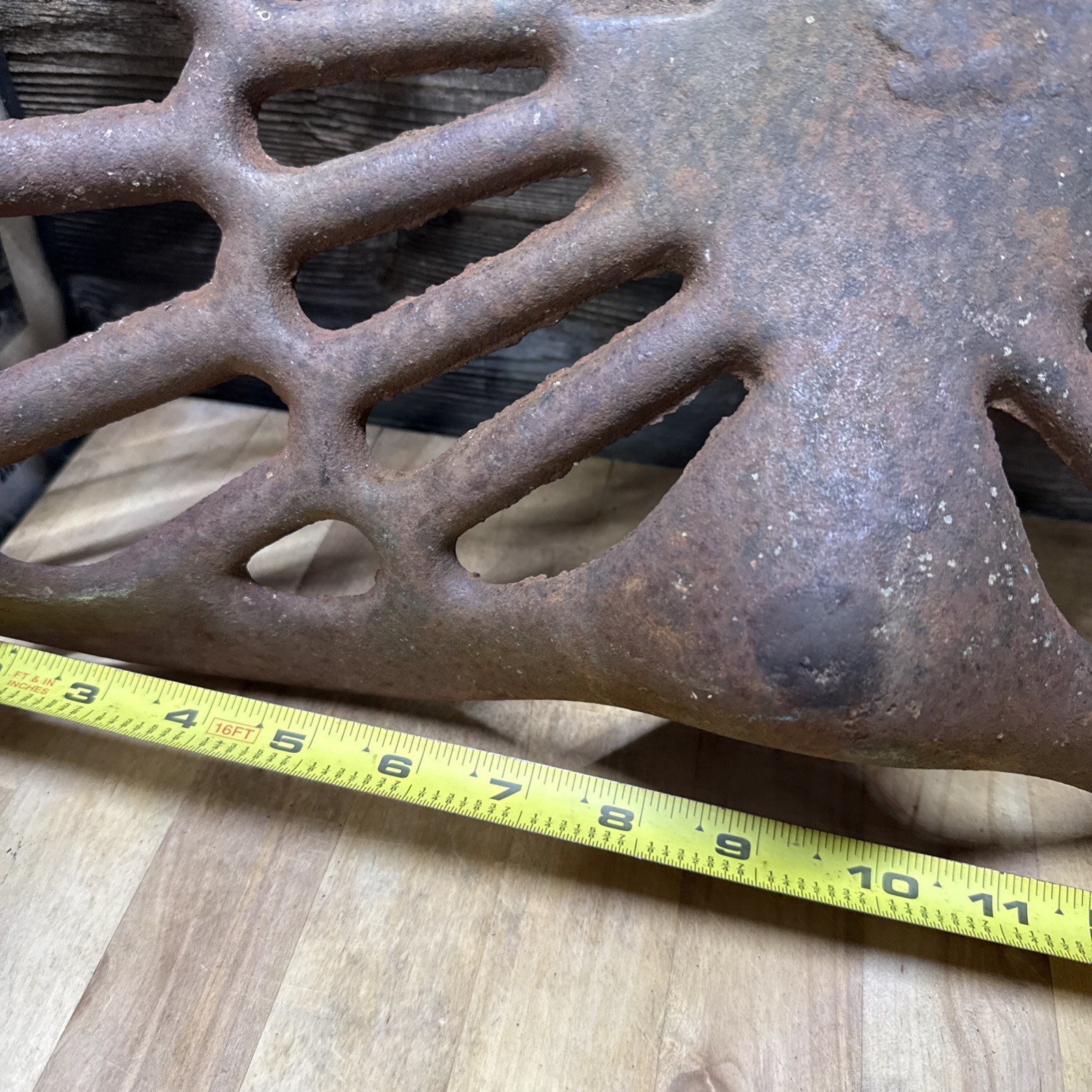 Vintage Deering Cast Iron Tractor Seat Antique Farm Equipment