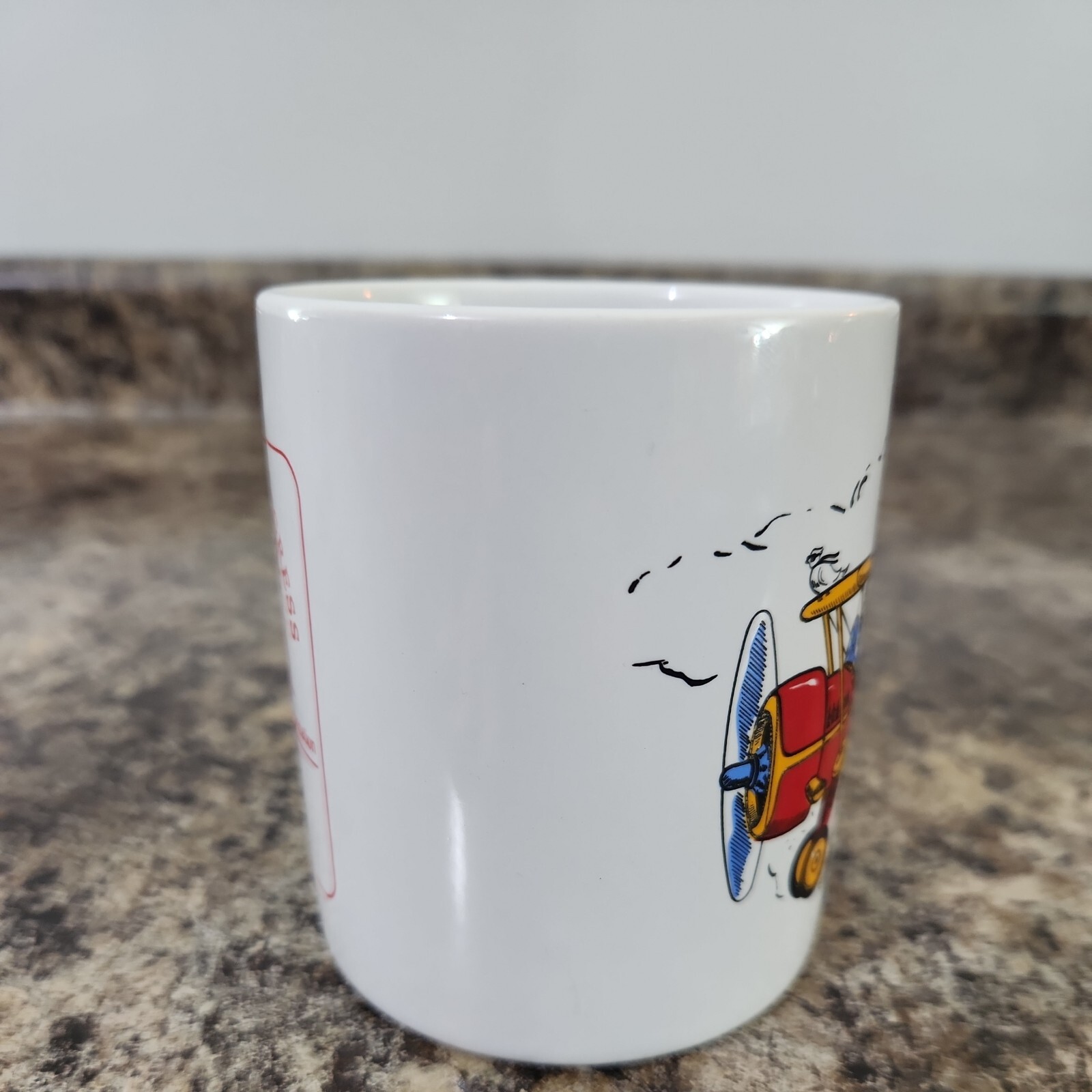 NAAA Agricultural Aviation 1991 Coffee Mug Cup Monsanto Crop Dusting Airplane