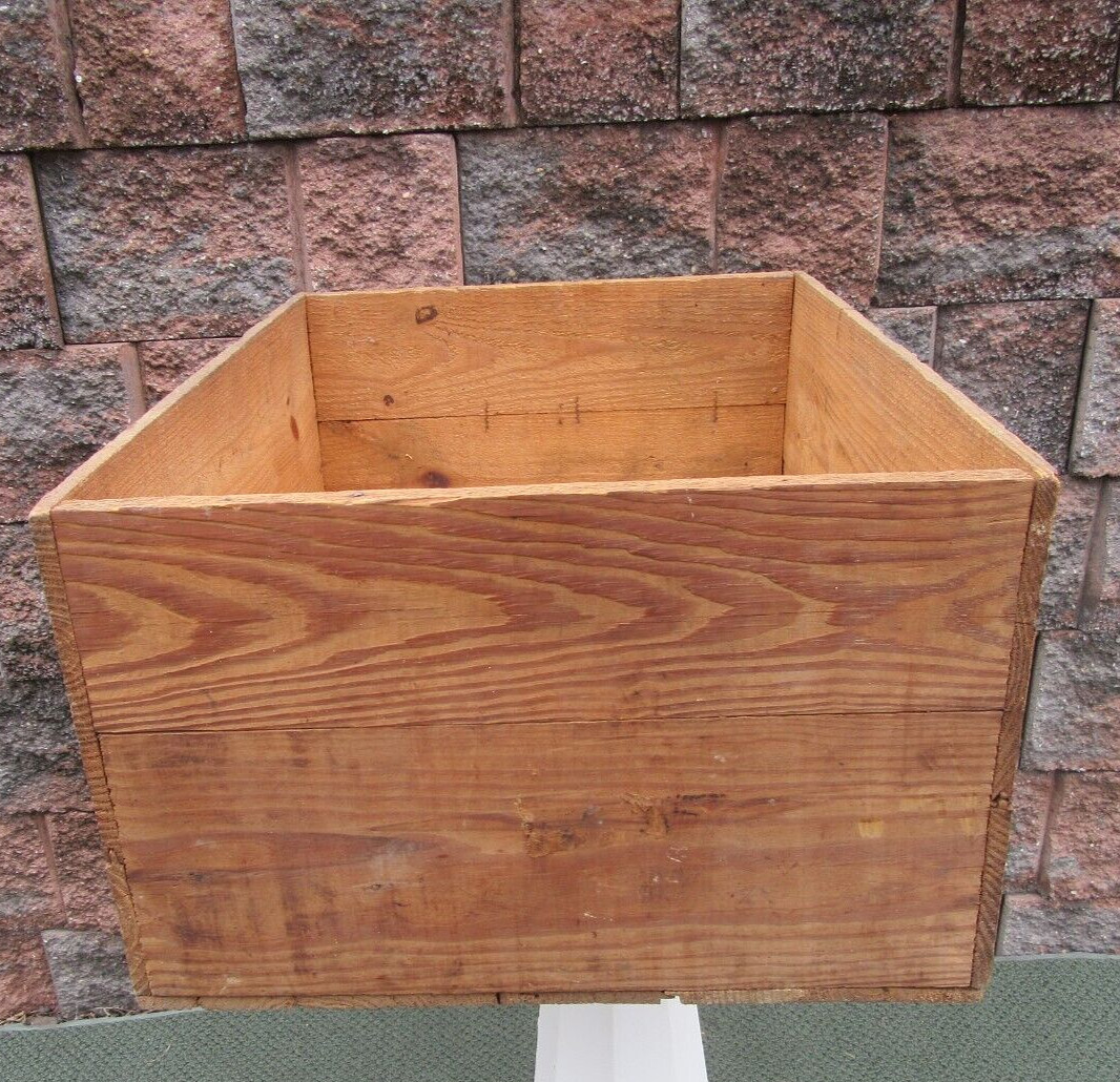 Vintage Jacob Ulmer Advertising PORK PACKERS Pottsville Pa Wood Shipping Crate