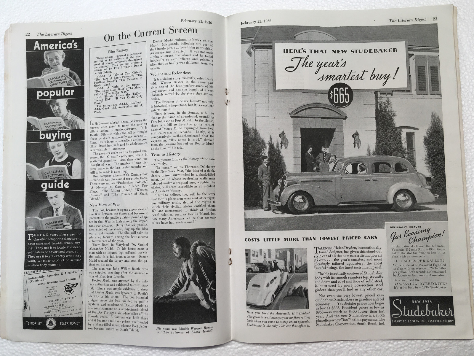 THE LITERARY DIGEST MAGAZINE — FEBRUARY 22, 1936