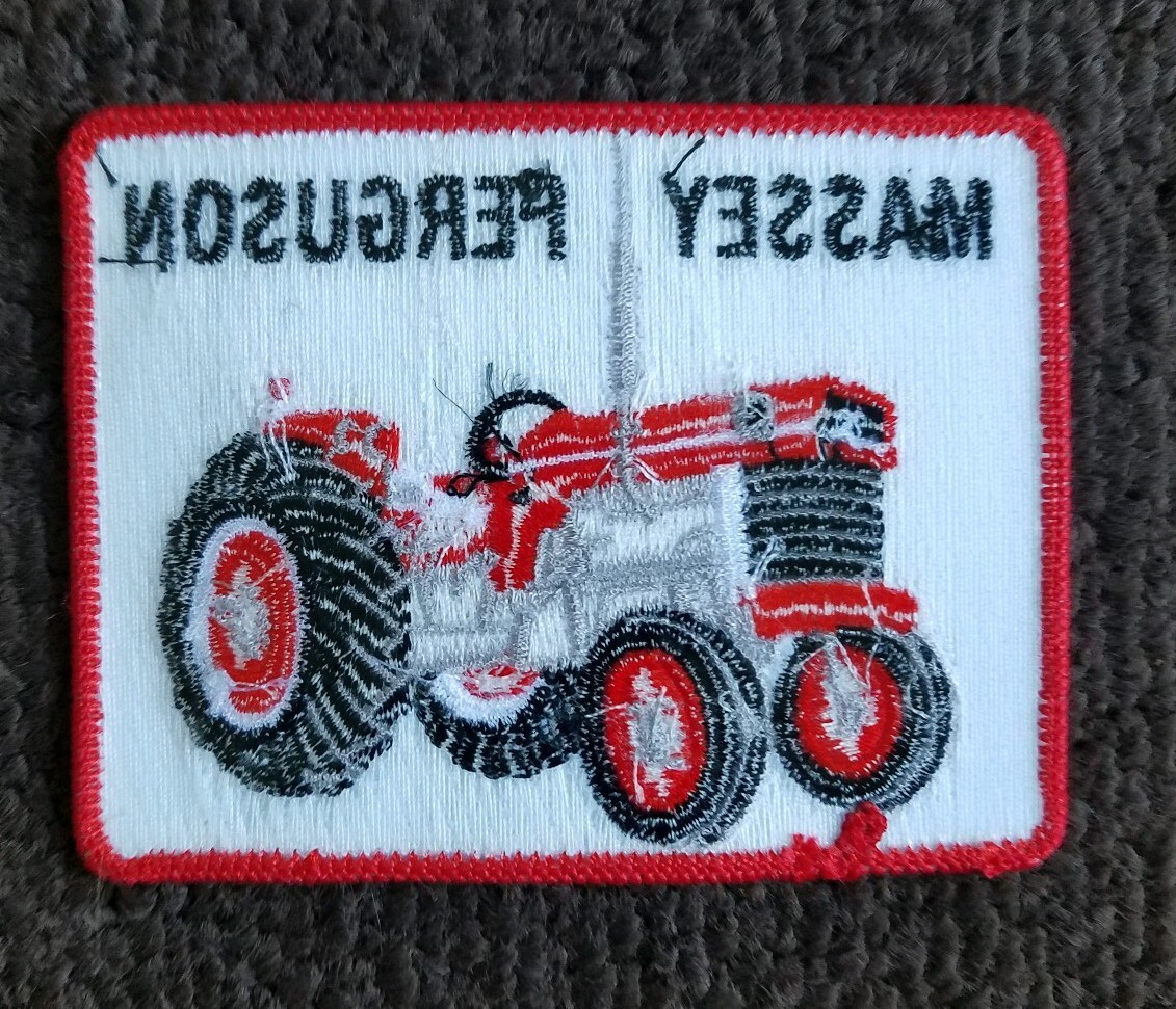 Beautiful MASSEY FERGUSON TRACTOR Advertising FEED SEED TRACTOR FARMING Patch