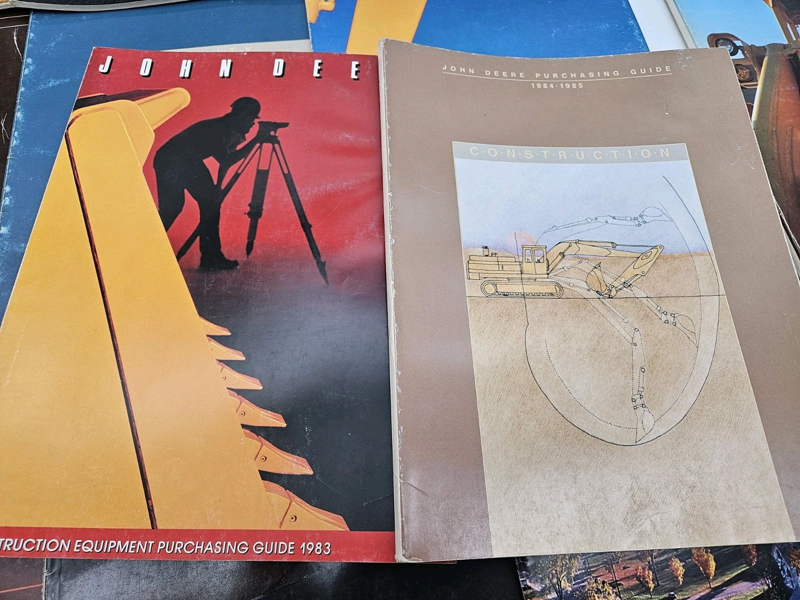 1980s John Deere Excavator Loader Construction Utility Purchasing Guide Lot 15