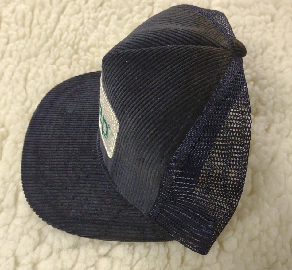 Vtg 70s BICEP Herbicide patch denim snapback hat cap Swingster USA