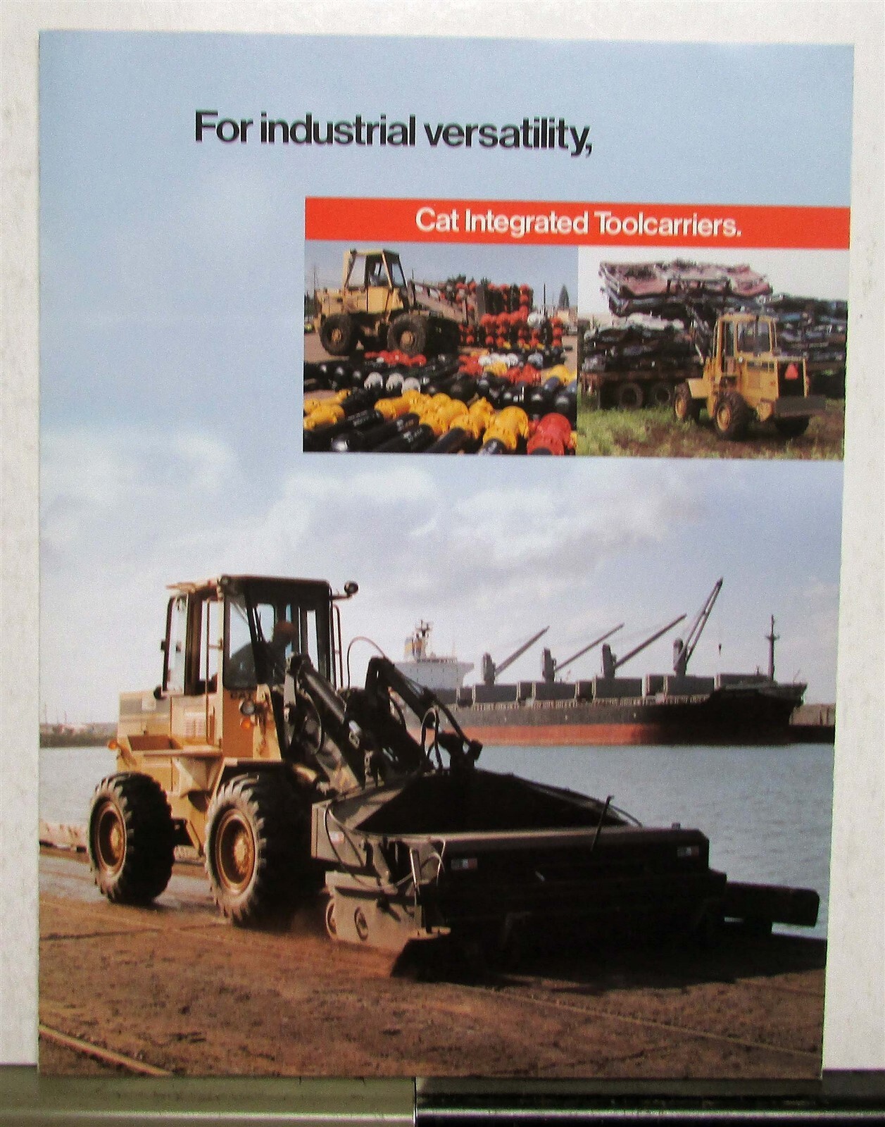 1990s Caterpillar Integrated Toolcarriers Features Sales Tri-Folder