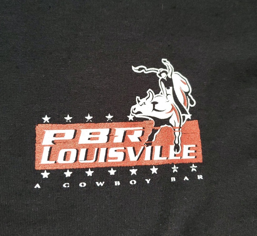 PBR Louisville A Cowboy Bar Farm Machinery Show Tractor XL T-Shirt Go All Night