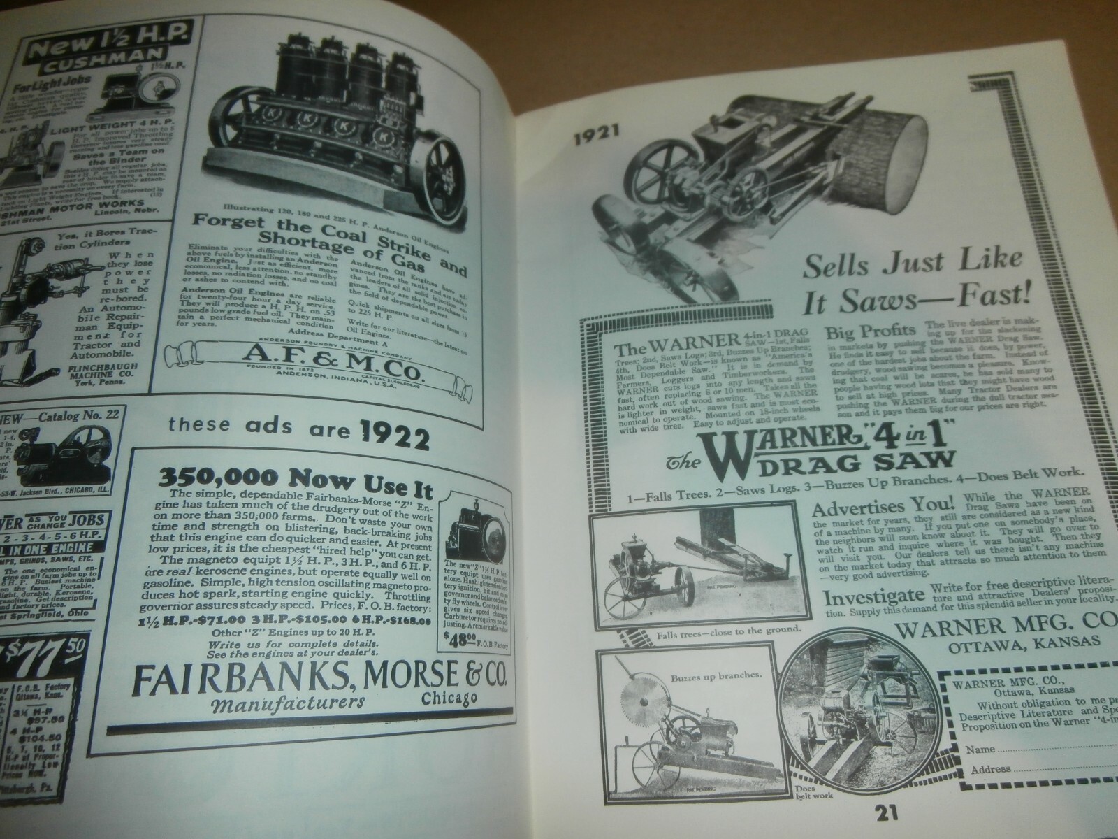 Gasoline Engines Vol 4 Book 1920 to 1930 by Alan C King