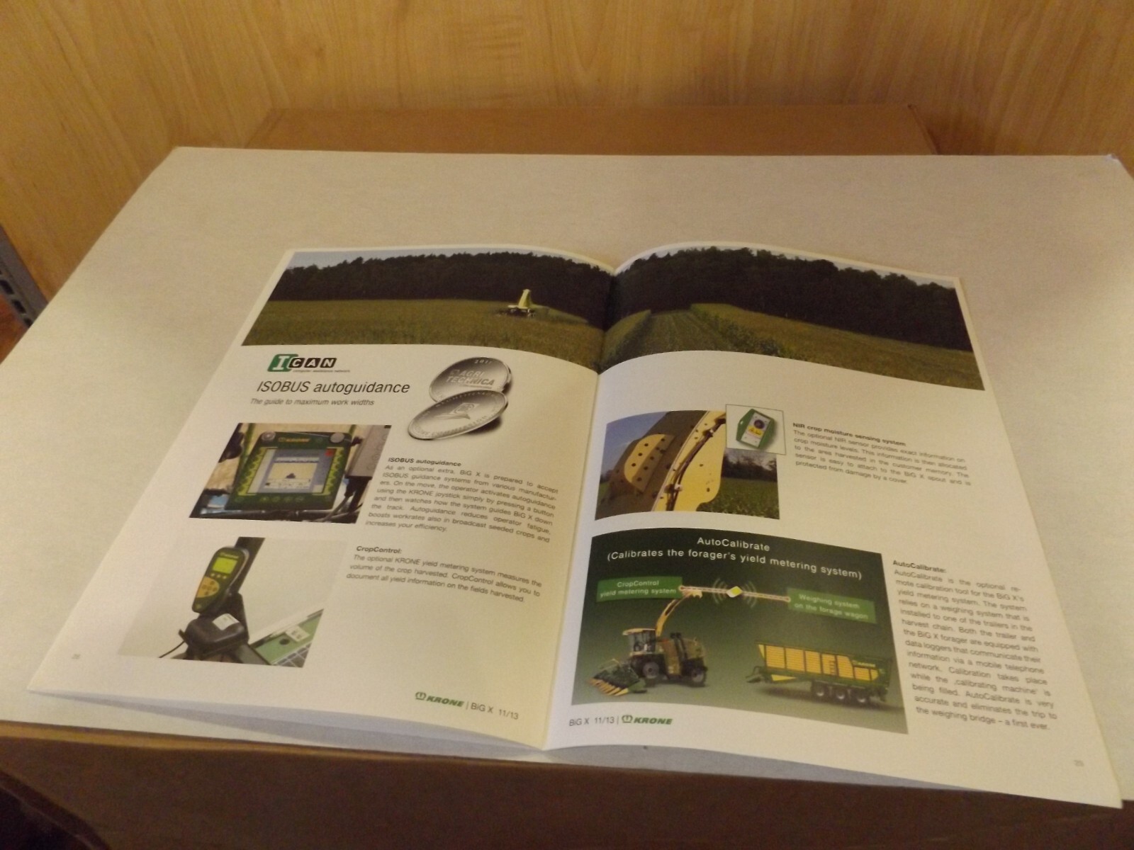 KRONE BIG X 600/700/850/1100 FORAGE HARVESTER. LIT # BIG X-11.13 209008210