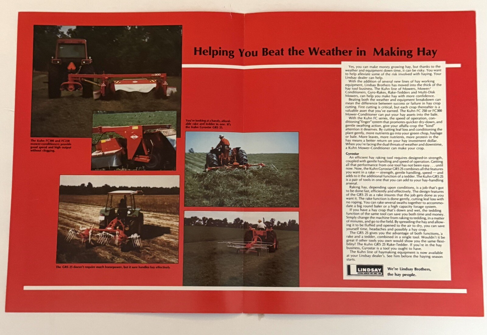 Lindsey Hay Baler Farm Equipment Welger Balers Dealer Sales Brochure