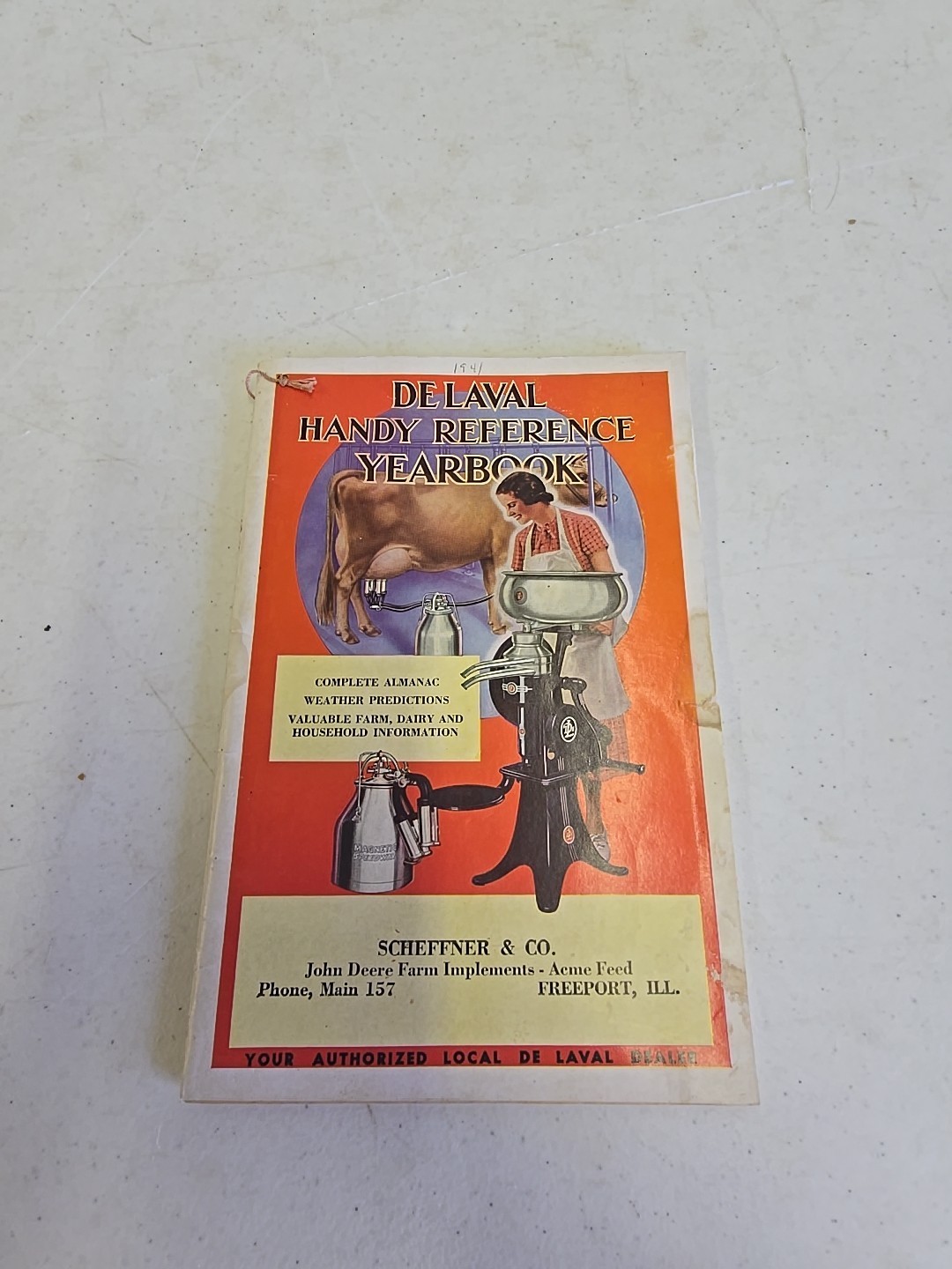 Vintage De Laval Advertising Reference Yearbook 1941 John Deere Freeport IL