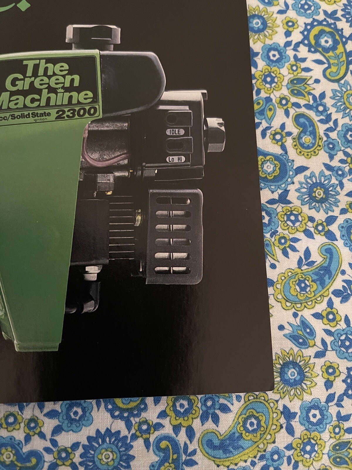 Vintage 1985 Think Green Machine 2300 Lawn Tool Print Ad Multi Attachments Edger
