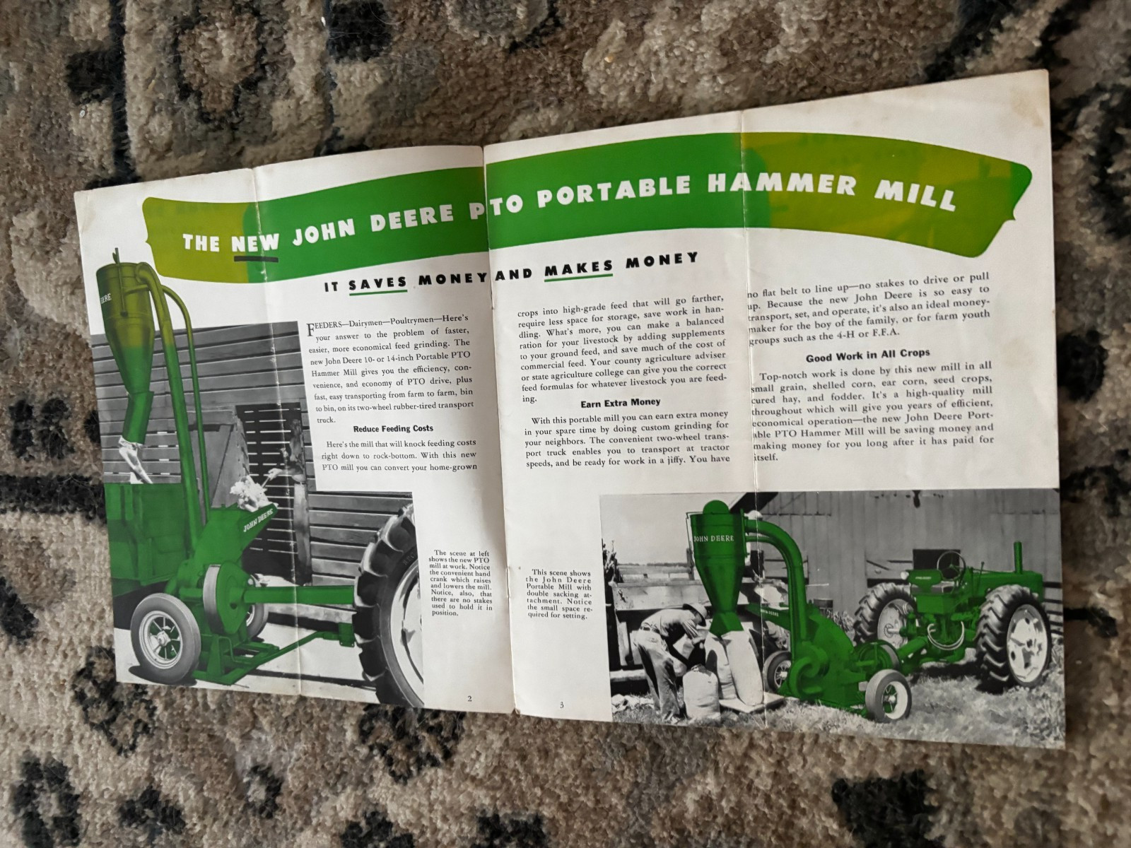 John Deere Hammer Mills For 1953 Brochure DCPA26