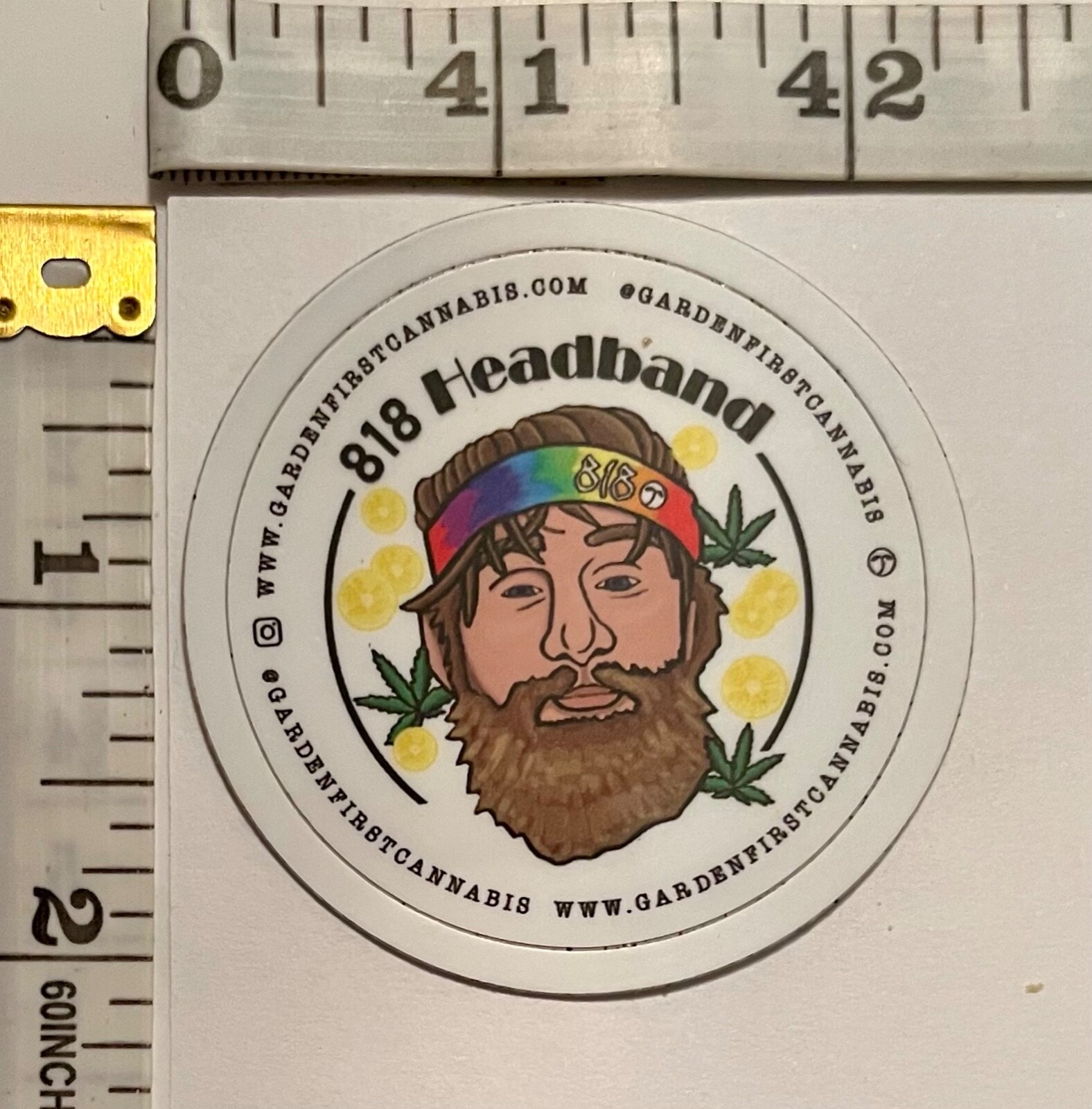 GARDEN FIRST Vinyl Sticker – Oregon, USA Cannabis Industry Advertisement