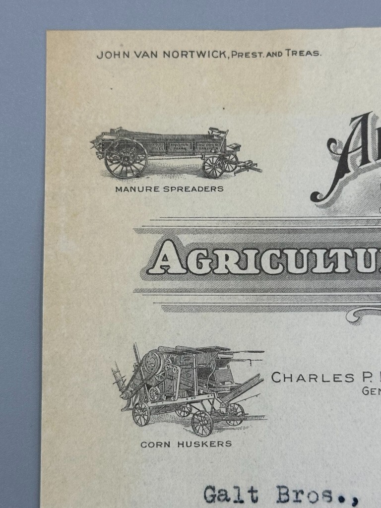 1917 APPLETON TRACTORS Farm Machinery MINNEAPOLIS Letter Antique Advertising
