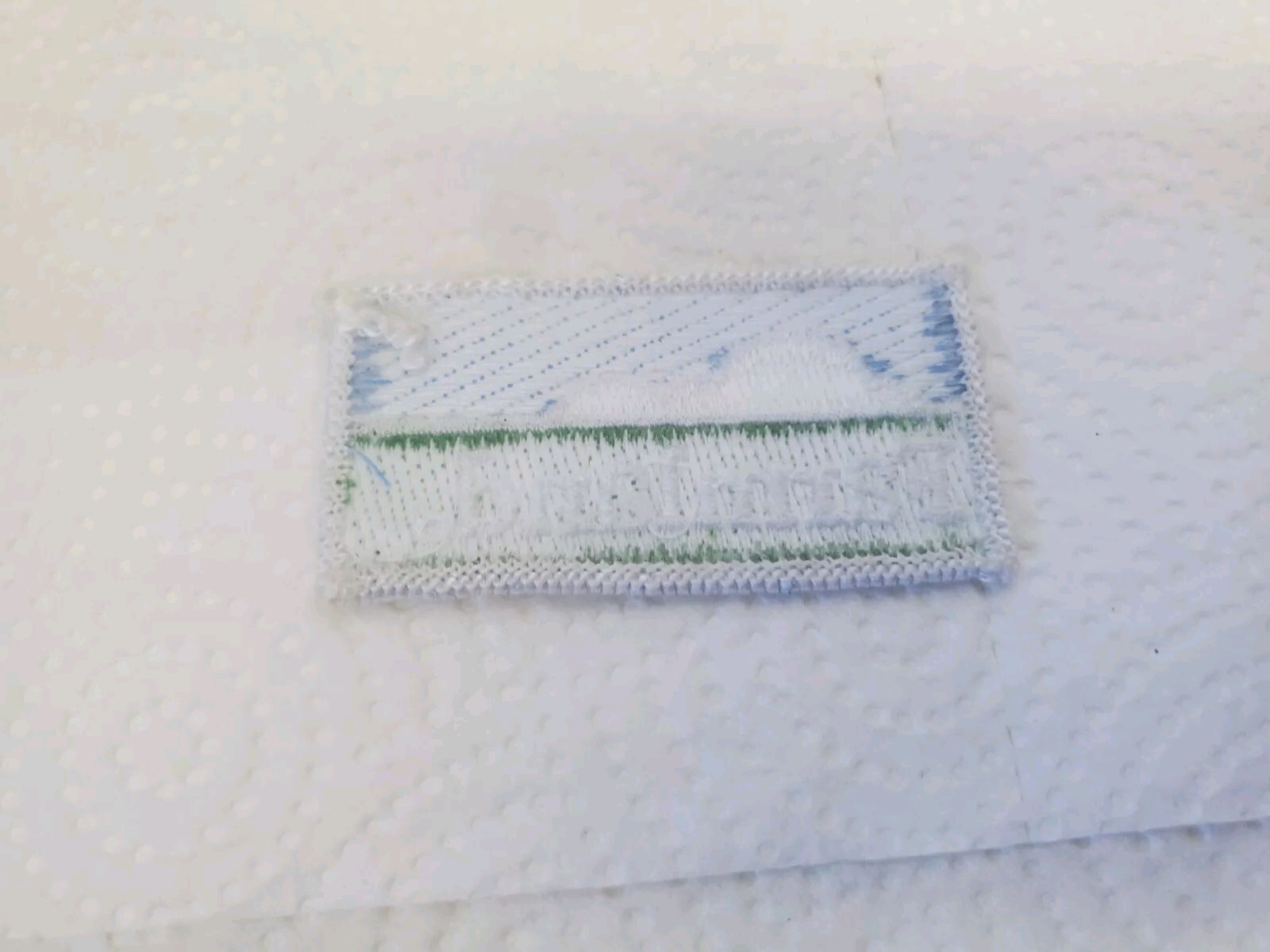 2-1/2&Prime; X 1-1/4&Prime; Cloth Patch Farmland Meat Packinghouse Farm Supplies