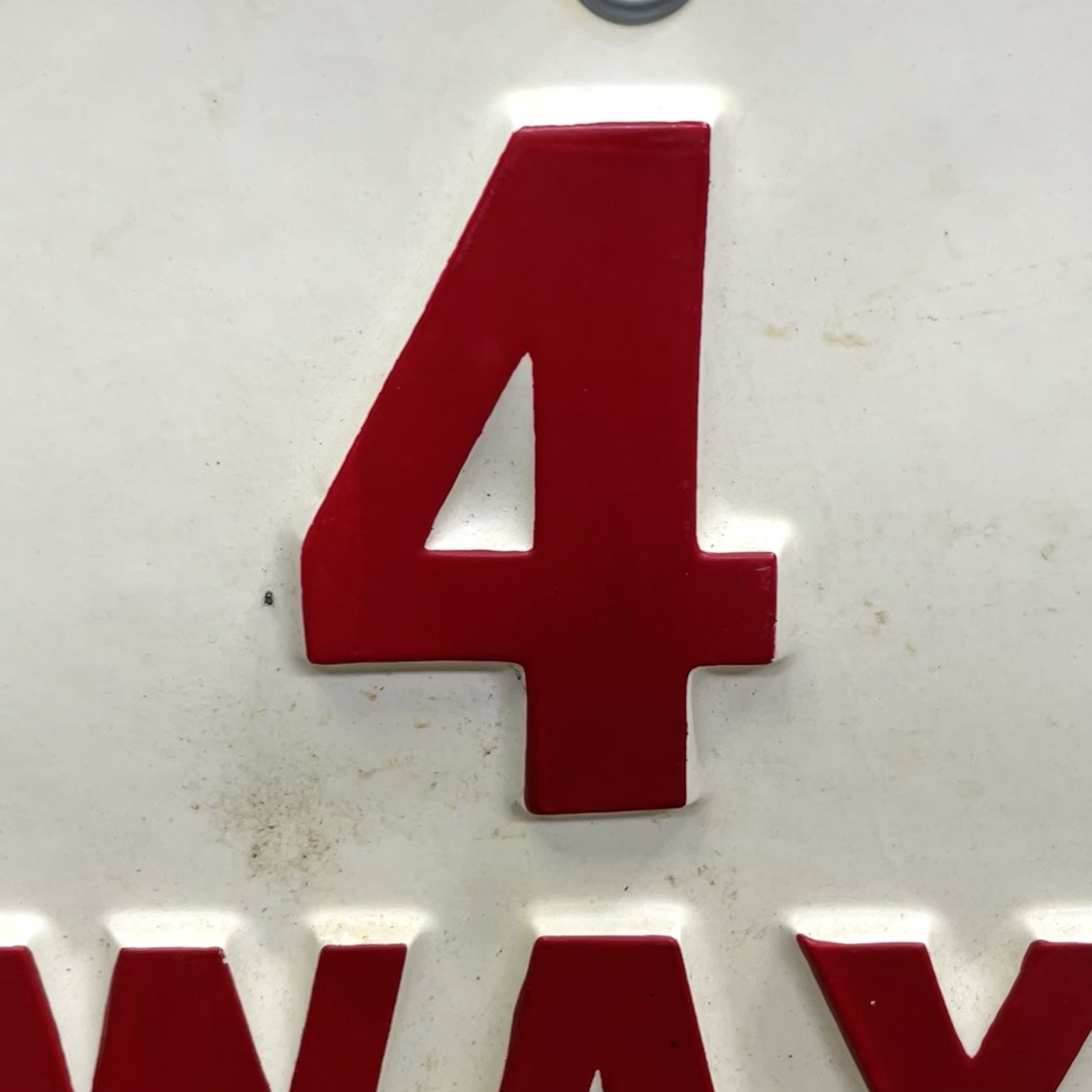 Rare 4 Way Tractor Dealer Display Sign Blow Mold Plastic Farm Equipment Hang