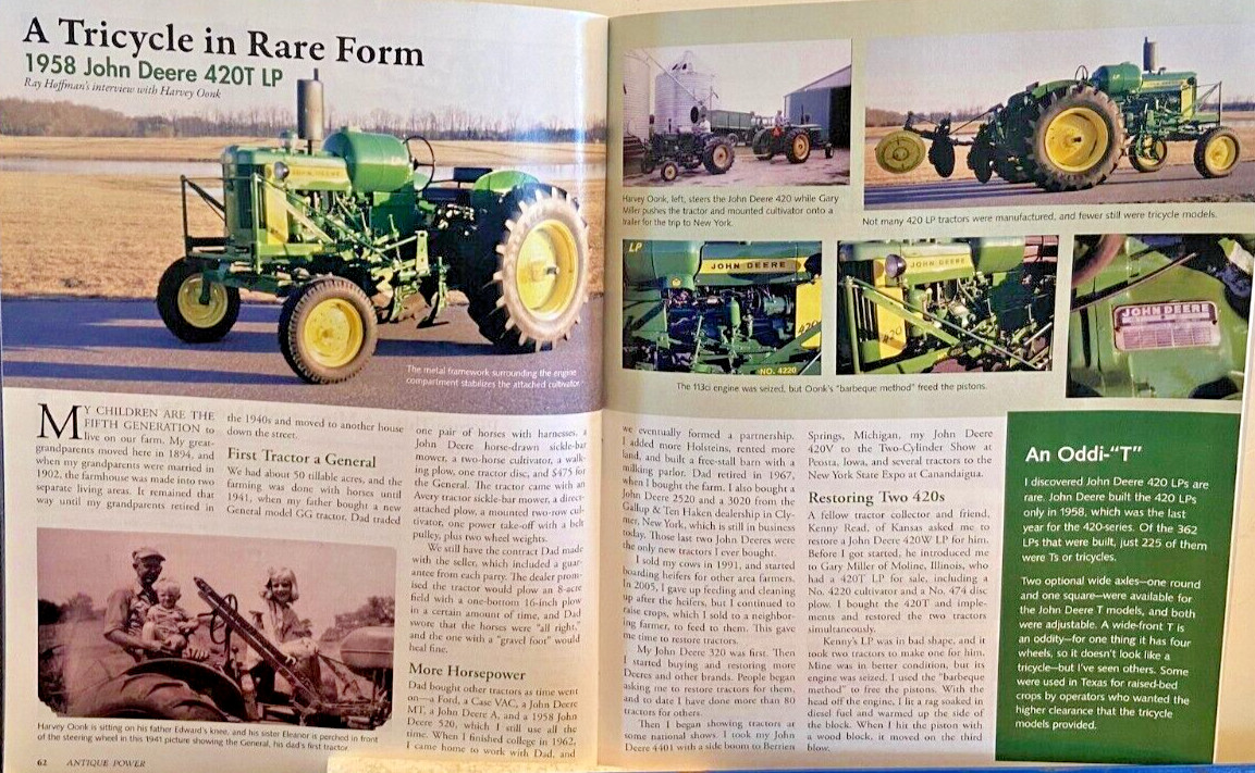 Antique Power Tractor Collectors Magazine May June 2008 Birth Of Massey Ferguson