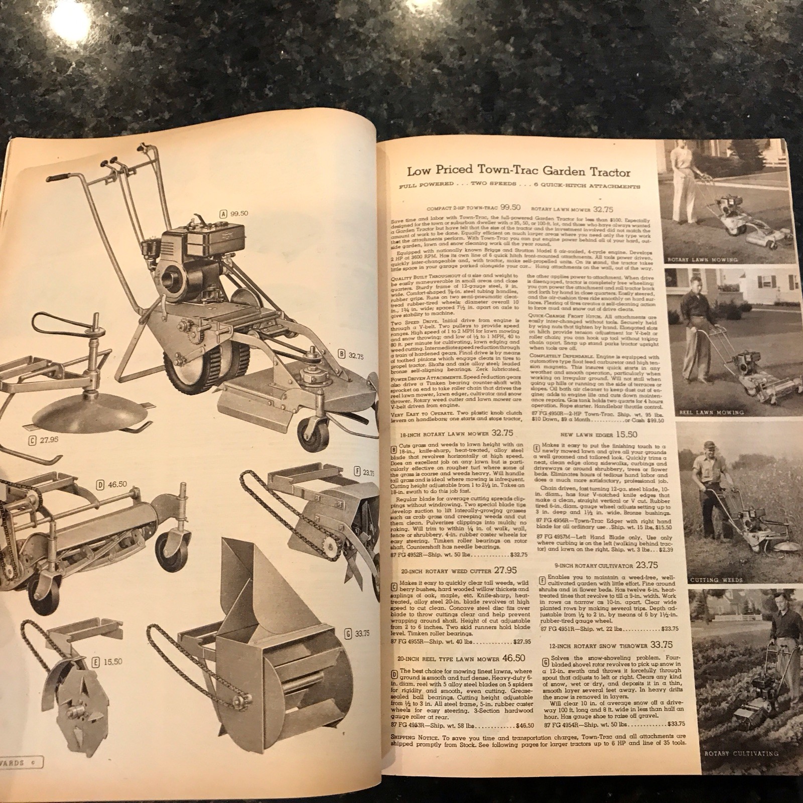 1954 Montgomery Ward Farm Equipment Book Catalog