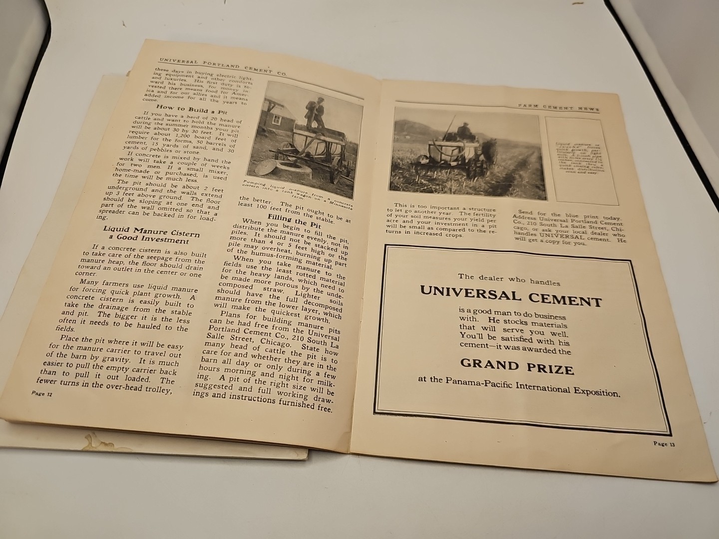 3 farm catalog concrete cement 1918 etc dairy portland silo book