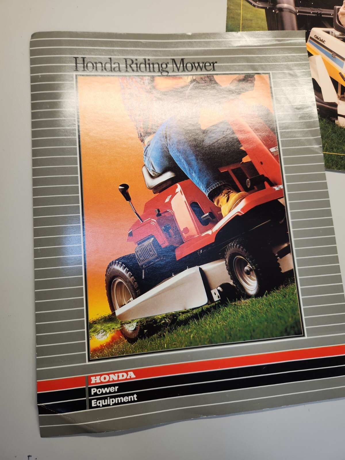 Lot of 5 Vintage Riding Mowers Sales Brochures John Deere Kubota Cub Cadet Honda