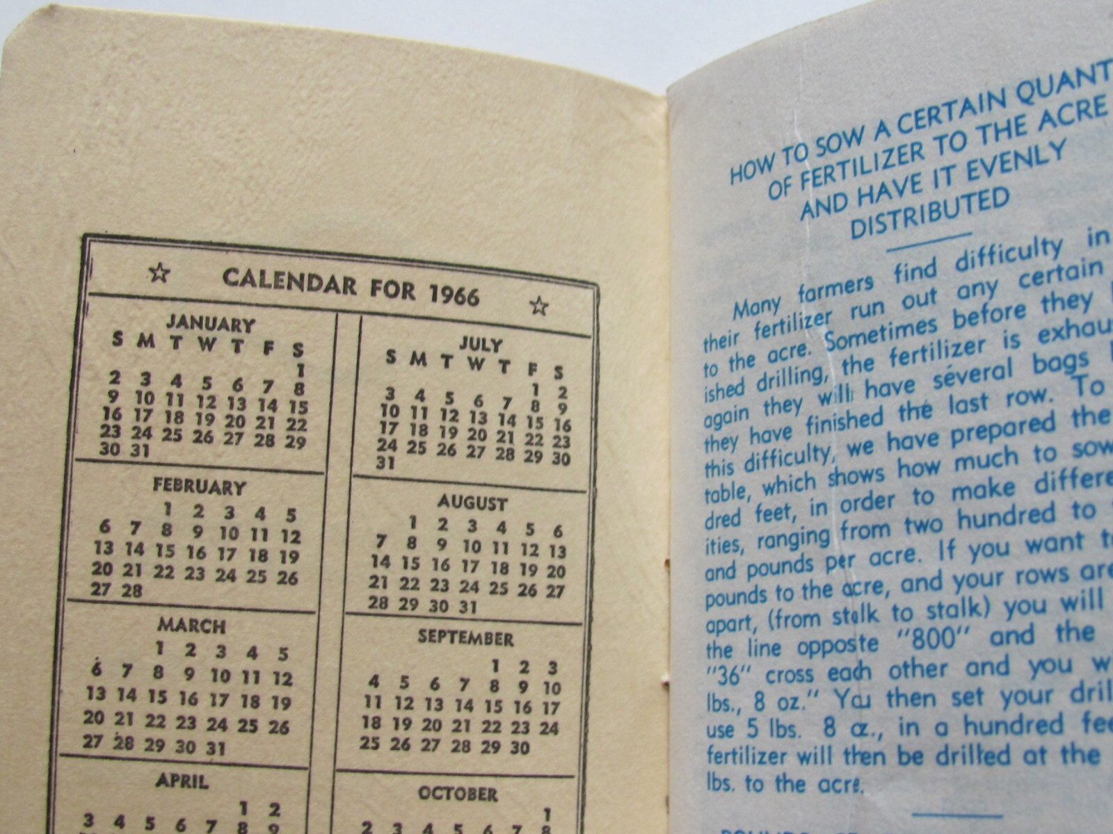 1966 HICKSGAS PEKIN NOTEBOOK FARM FERTILIZER LP GAS SERVICE