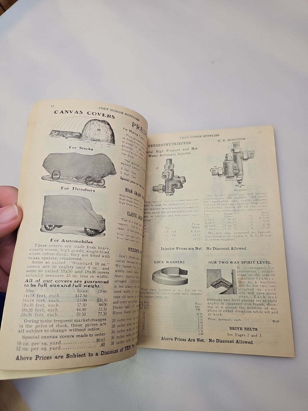 Port Huron Supplies Catalog 1925 RARE Michigan Thresher 29th Annual