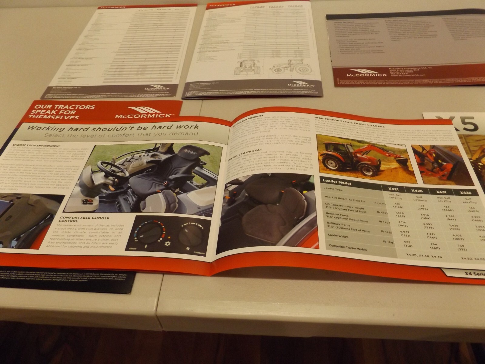 6-pc. McCORMICK SERIES TRACTORS, 2012-2013