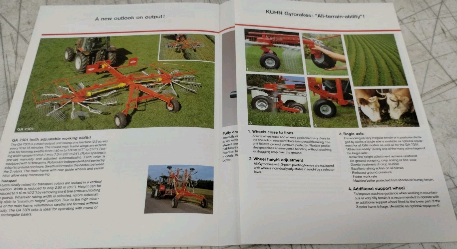 1991 Kuhn GA Gyrorakes Dealer&rsquo;s Brochure 91.04.004.4.91