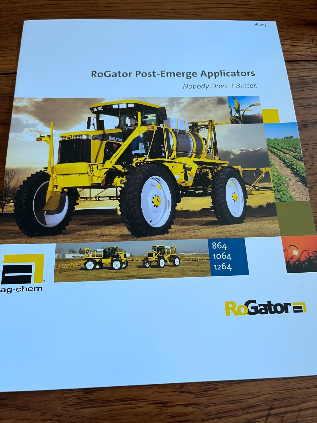 Ag-Chem 864 1064 1264 RoGator Sprayer For 2003 Brochure AMIL22
