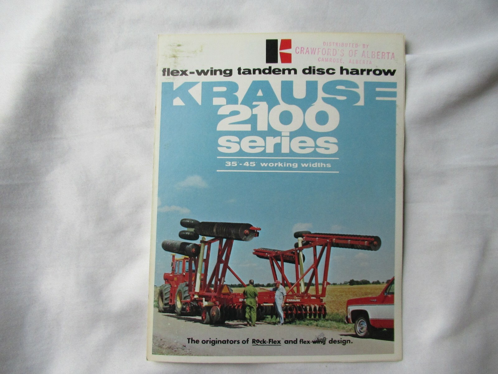 Krause 2100 flex-wing tandem disc harrow brochure